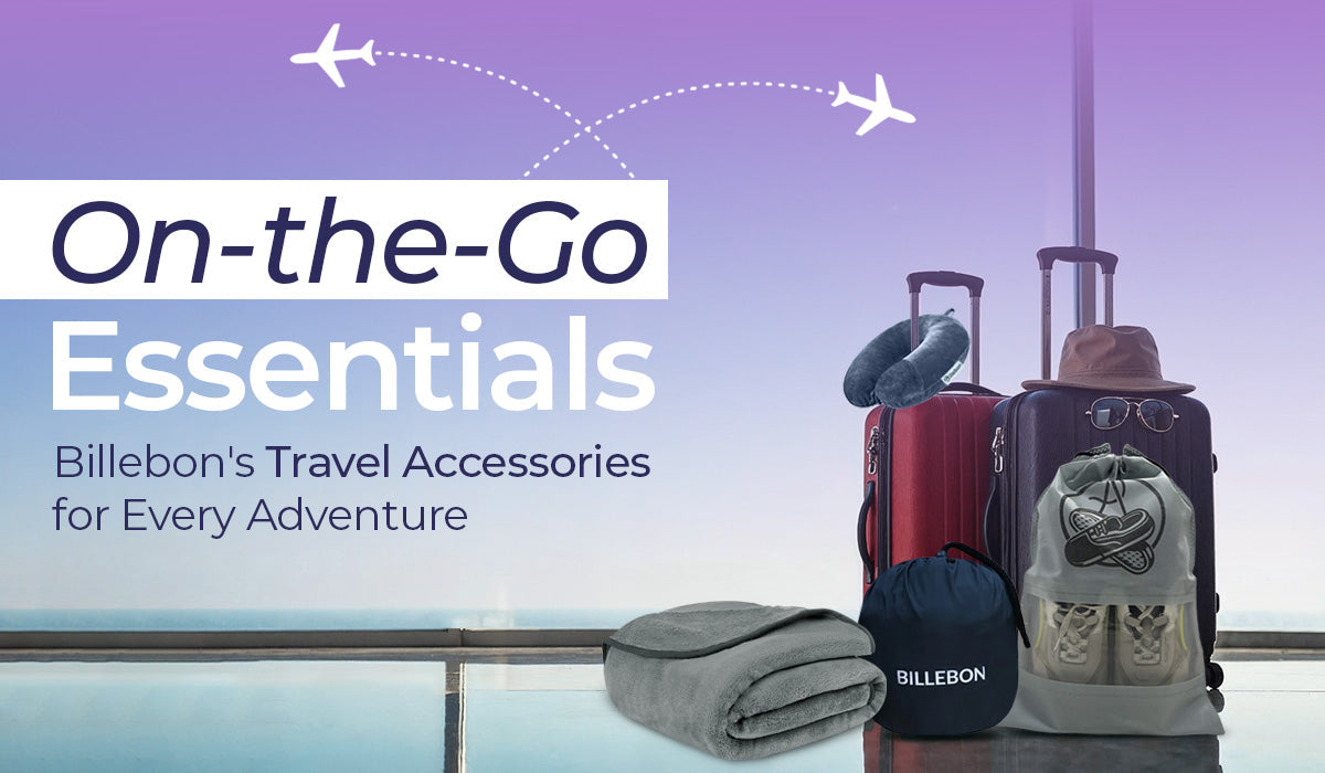 Billebon travel accessories and neck pillow for every adventure