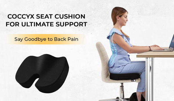 Coccyx Seat Cushion for Ultimate Support: Say Goodbye to Back Pain