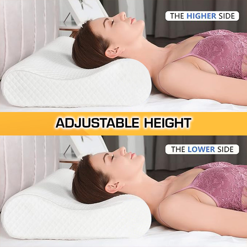 Billebon Premium Memory Foam Pillow, Cervical Pillow for Neck and Shoulder Pain