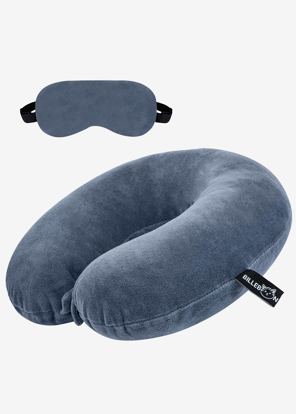 Billebon Premium Fibre Filled Neck Pillow With Eye mask custom