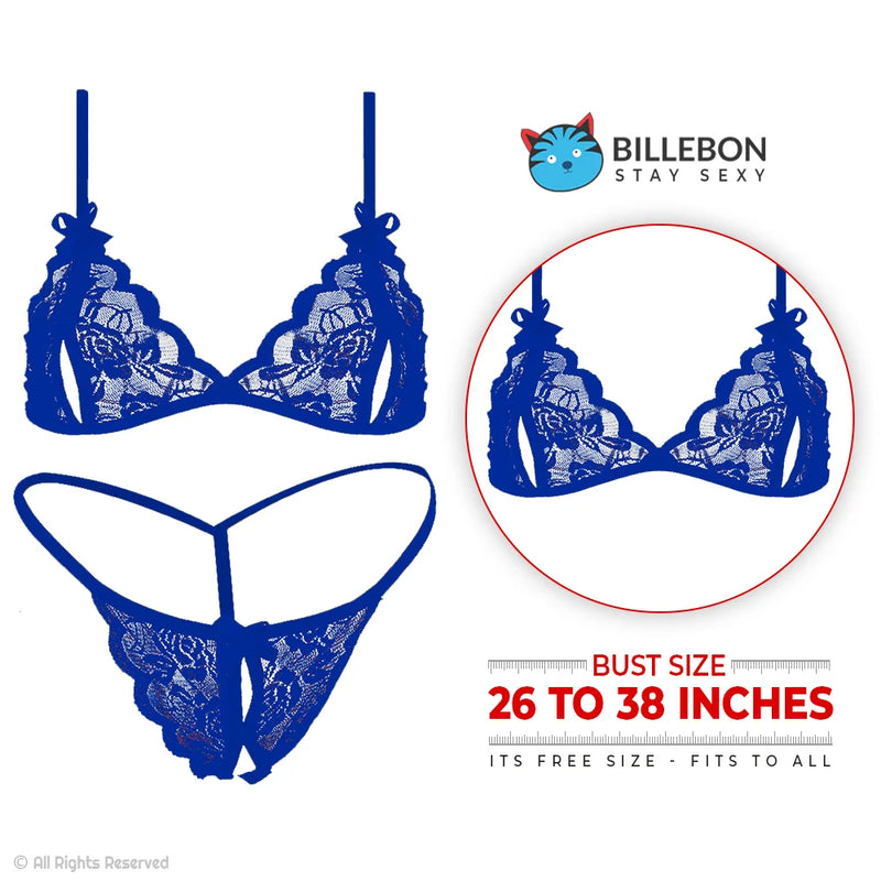 Bollywood Inspired Looks in Lace Underwear and Bra Set – Billebon