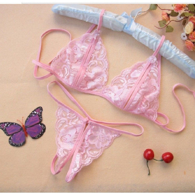 Pink Bra And Panty Set - Shop on Pinterest
