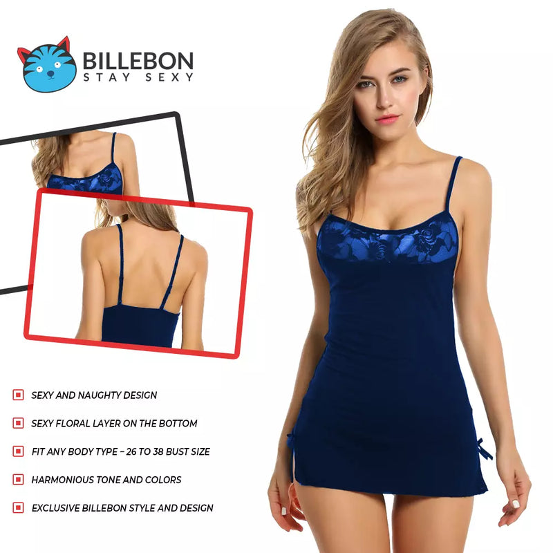 Women's Babydoll Nightwear Dress, Honeymoon Lingerie – Billebon