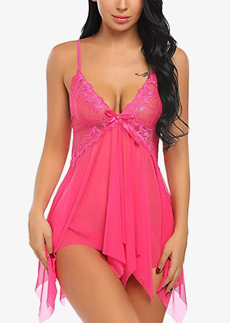 Buy Billebon Nightwear for Girls-Babydoll Lingerie for Women-Women's  Babydoll Nightwear Babydoll Dress-Honeymoon Lingerie (Free Size, Light  Pink) at