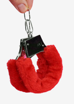 Furry Red Handcuffs